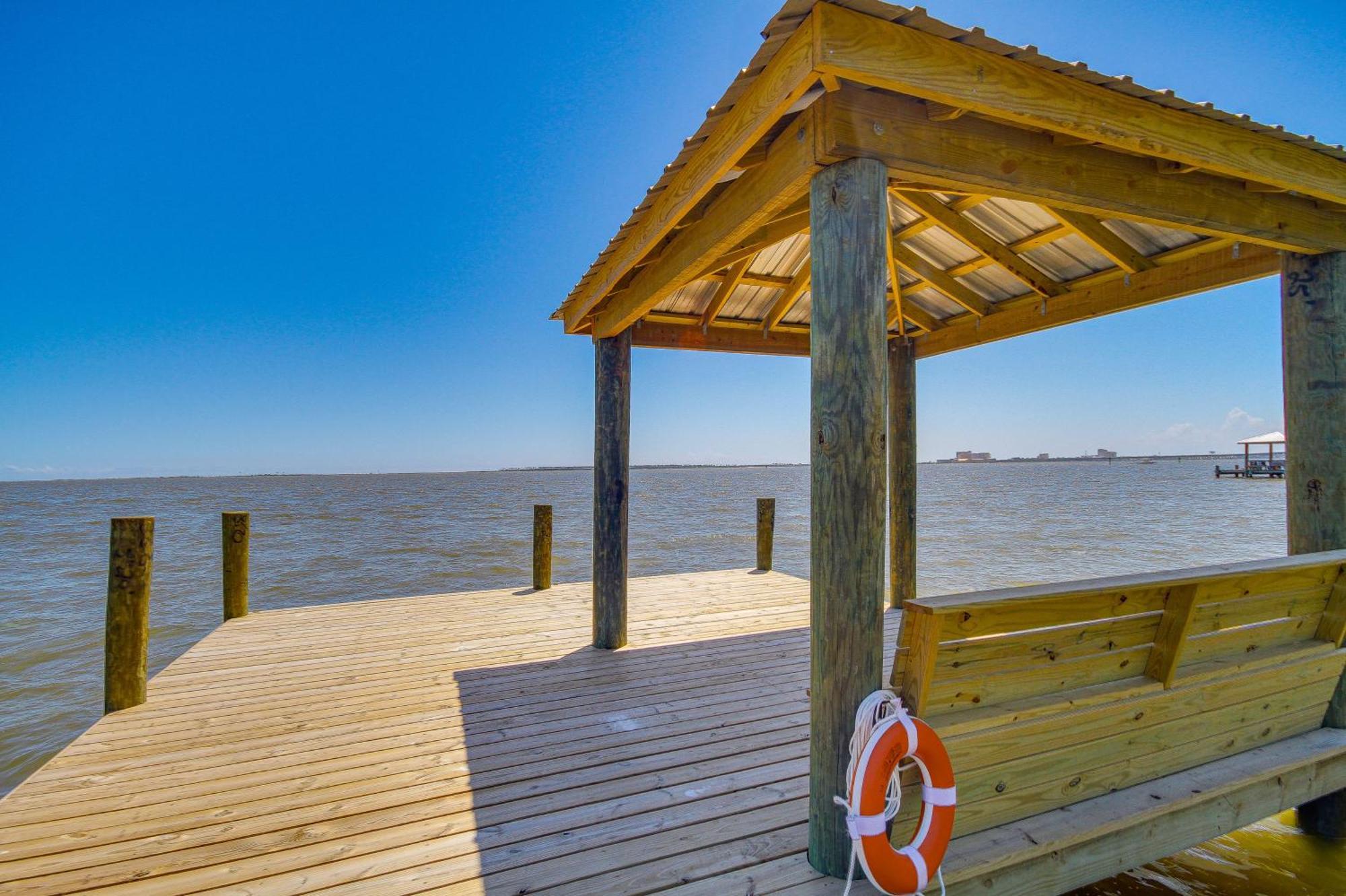 Historic Biloxi Bay Cottage With Beautiful View Ocean Springs Kültér fotó