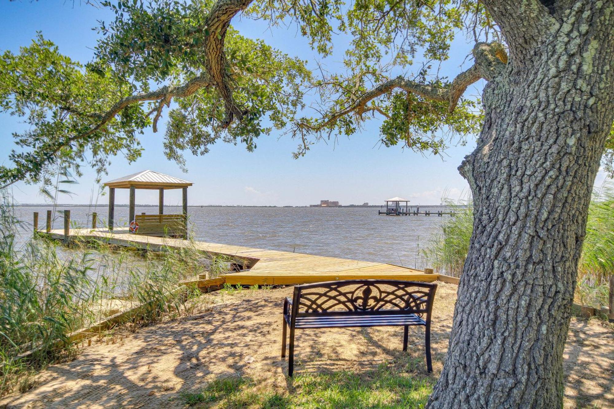 Historic Biloxi Bay Cottage With Beautiful View Ocean Springs Kültér fotó